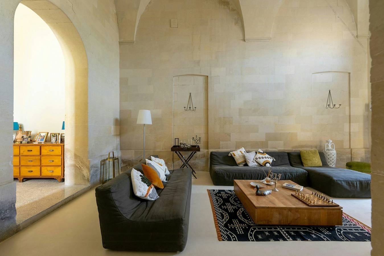 Historisches Gebäude in der Nähe der Küste von Otranto in Cannole, Lecce Provinz