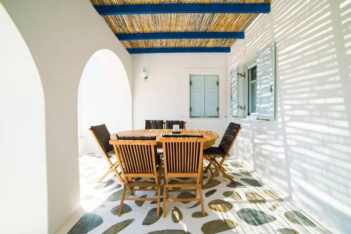 Ferienhaus für 6 Personen, mit Terrasse und Garten auf Paros