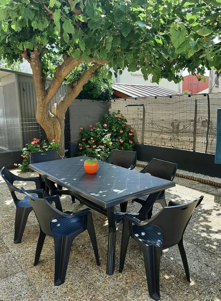 Appartement de vacances pour 6 personnes, avec jardin