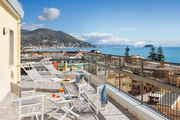 Hôtel pour 2 personnes, avec balcon à Laigueglia