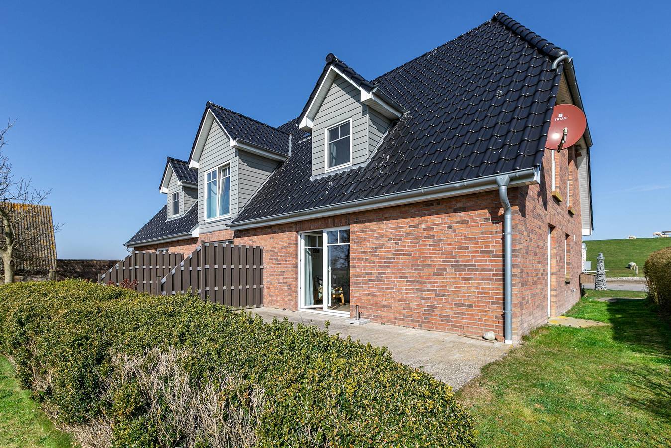 Ganze Wohnung, Ferienwohnung '1_fewo Backbord' mit Gemeinschaftsgarten und Wi-Fi in Pellworm, Nordseeküste
