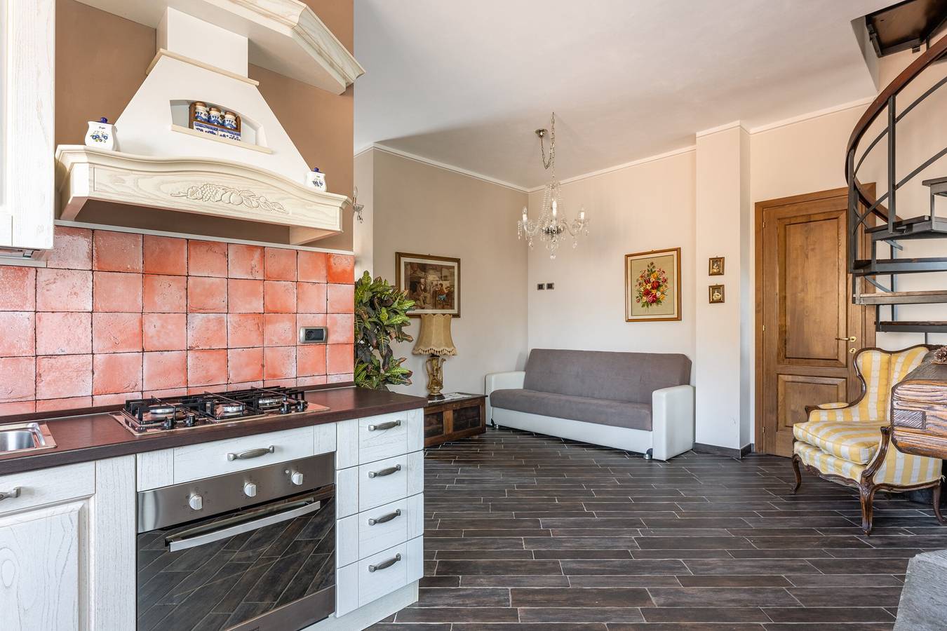 Apartment 'Nonna Teta 3' mit privatem Garten in Molazzana, Garfagnana