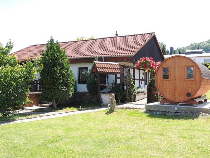 Ferienhaus für 4 Personen, mit Garten und Ausblick sowie Sauna in Wernigerode