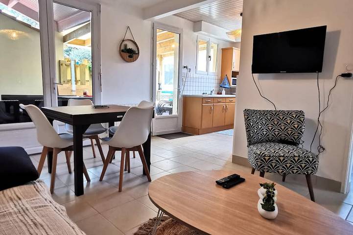 Maison de vacances pour 4 personnes, avec jardin et terrasse, animaux acceptés