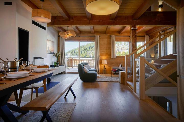 Chalet pour 8 personnes, avec terrasse, adapté aux familles