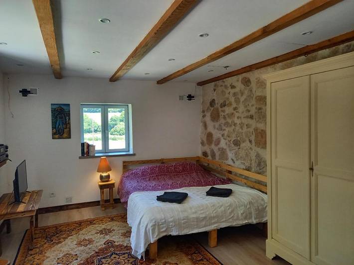 Chambre d’hôte pour 2 personnes, avec Balcon et Terrasse ainsi que Jardin et Vue