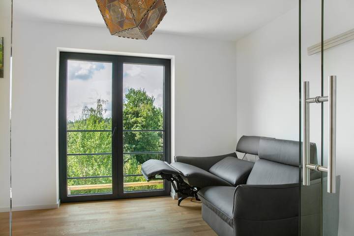 Chalet 'Sonnenwald' with Mountain View, Balcony and Wi-Fi in Grattersdorf, Eastern Bavaria