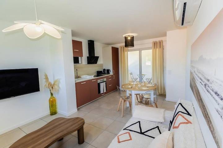 Appartement de vacances pour 3 personnes, avec balcon, animaux acceptés