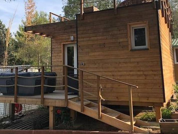 Camping Lou Cabasson - Chalet 2 personen - Le Cap Spa in Bormes-les-Mimosas, Parc national Port-Cros