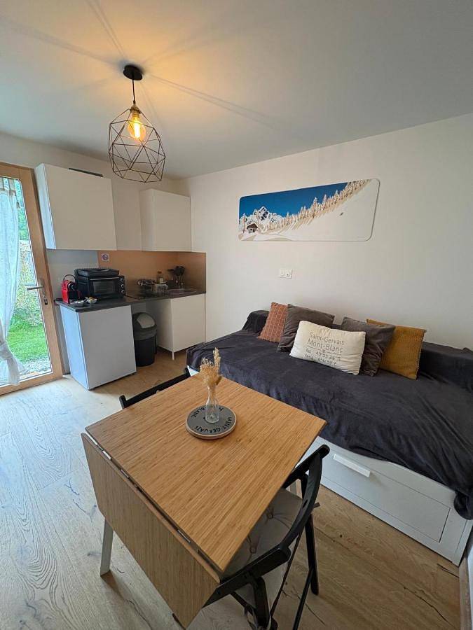 Appartement de vacances pour 2 personnes, avec jardin ainsi que terrasse et vue