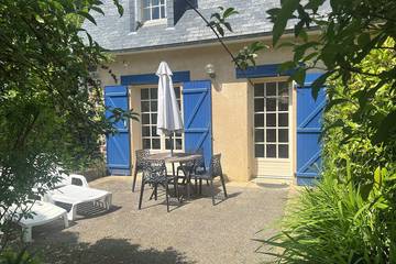 Gîte pour 3 personnes, avec jardin dans Plage du Moulin