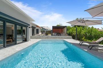 Cottage pour 10 personnes, avec jardin et piscine dans Plage du Grand Macabou