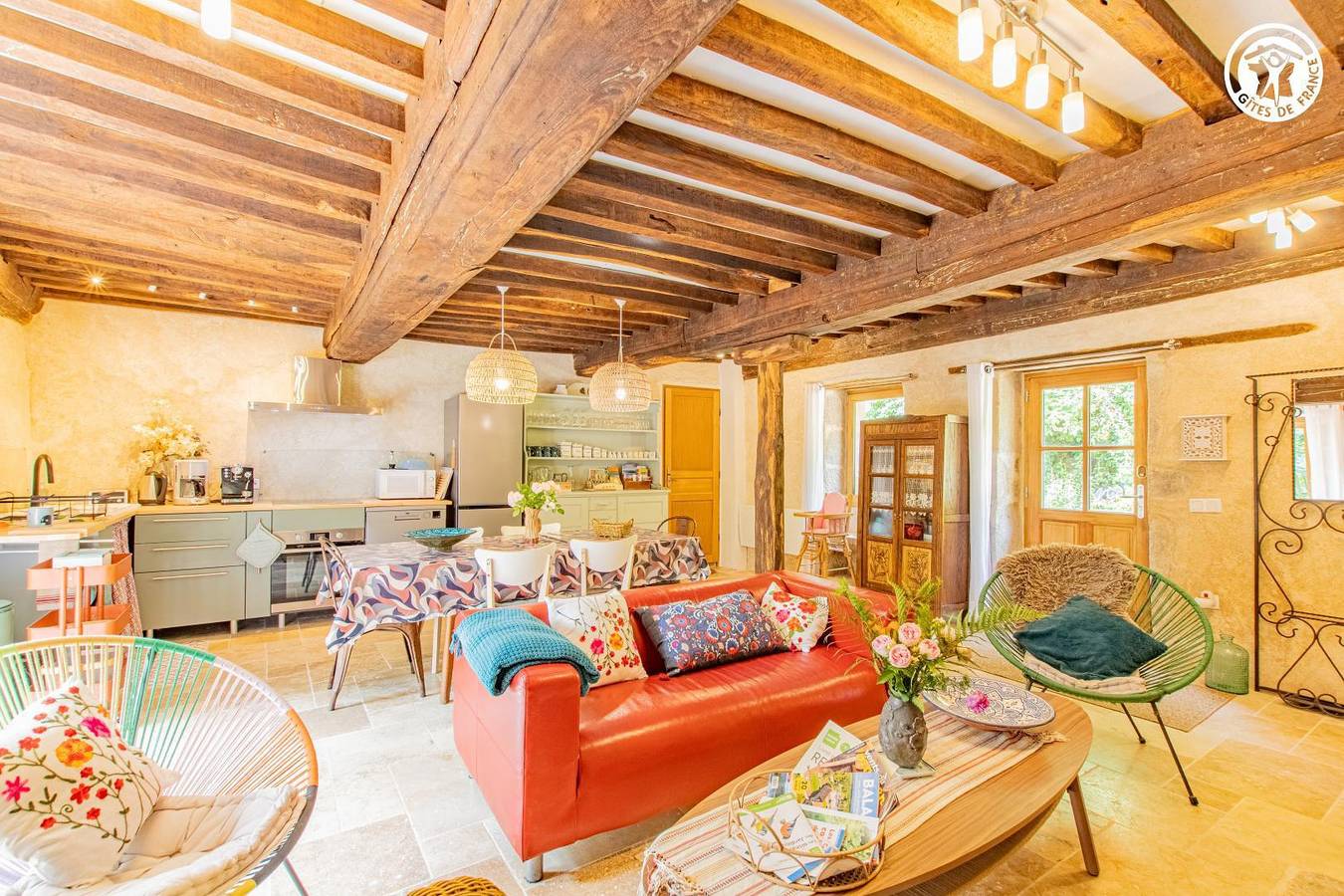 Gîte für 6 Personen mit Terrasse in Étang-sur-Arroux, Autun und Umgebung