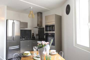 Gîte pour 8 personnes, avec vue et jardin à Saint-Jacques-de-la-Lande