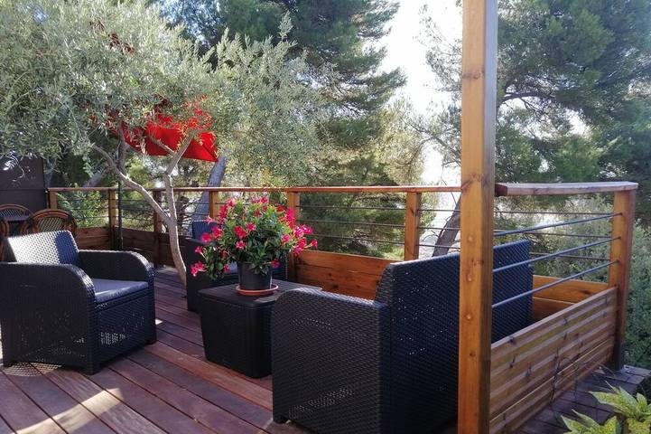 Gîte pour 4 personnes, avec piscine et terrasse, animaux acceptés à Villeneuve - 3