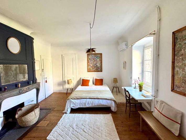 Chambre d’hôte pour 2 personnes, avec terrasse et jardin, animaux acceptés