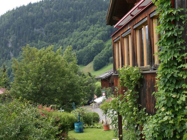 Ferienwohnung für 6 Personen, mit Balkon und Ausblick in Au - 3
