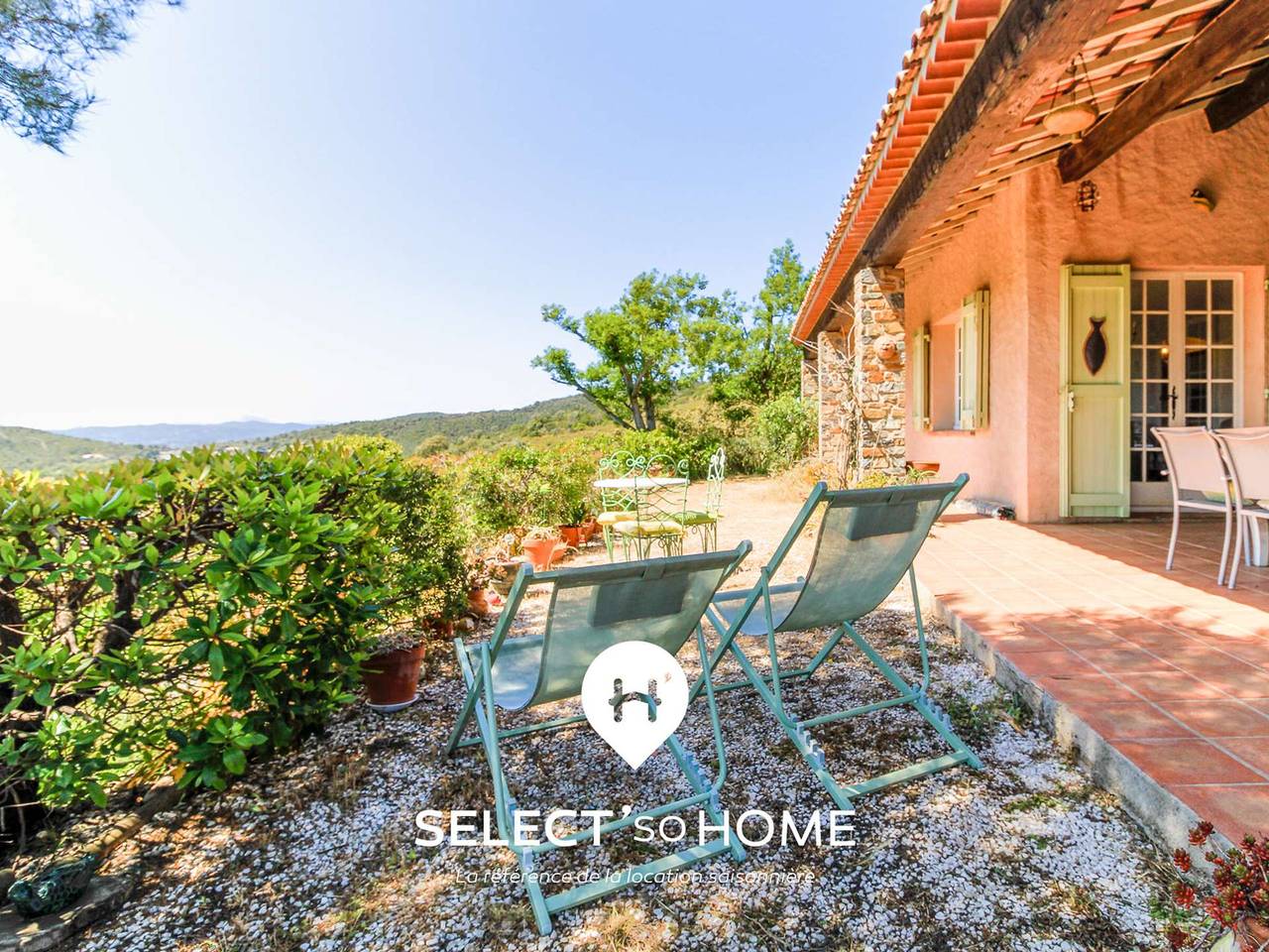 Bastide sea and lake view - 6 guests in Bormes-les-Mimosas, Nationaal park Port-Cros