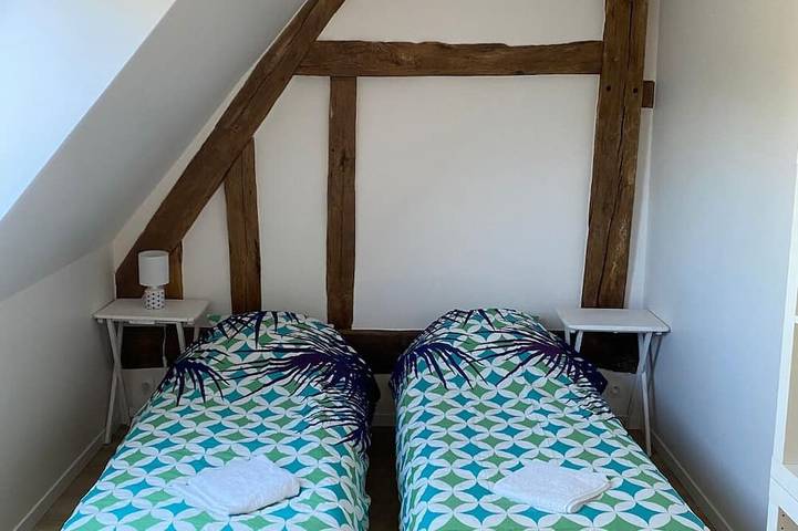 Ecrin de verdure, ideal familles et amis ,Jacuzzi, babyfoot, petanque, sauna.. in Arrou, Région de Châteaudun