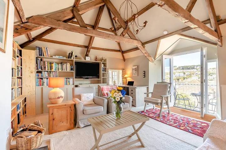 Cottage for 3 people, with garden in Polruan