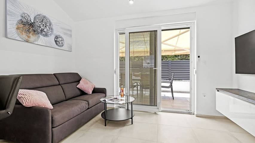 Ferienwohnung für 5 Personen, mit Garten, mit Haustier