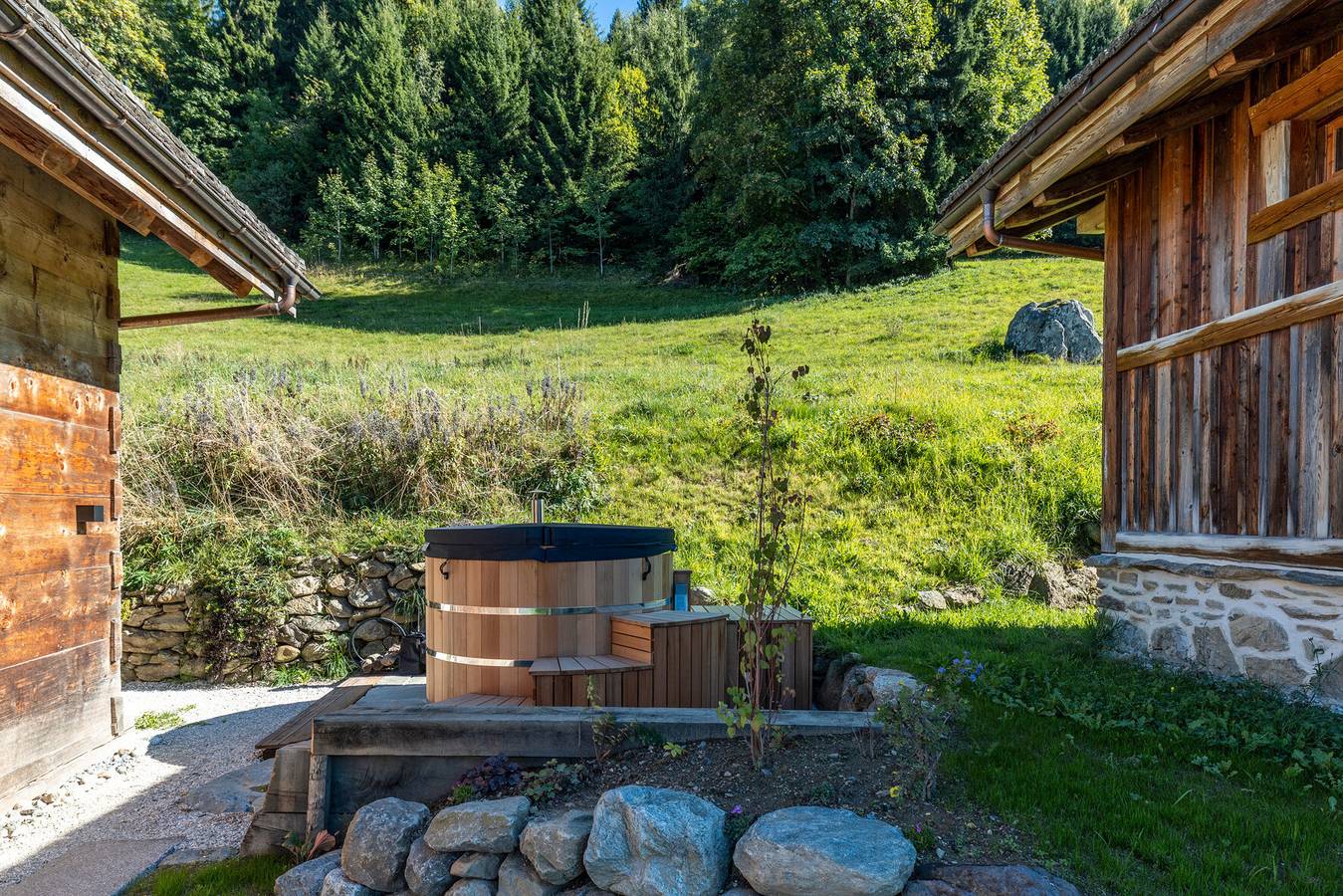 Chalet „Mazot De La Pointe Percée“ mit Balkon in Combloux, Pays du Mont-Blanc