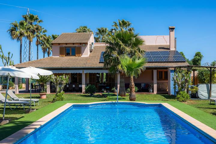 Casa de Campo 'Ca Na Bisquerra' com Vista para a Montanha, Wi-Fi e Ar Condicionado in Santa Margalida, Majorca (Norte)