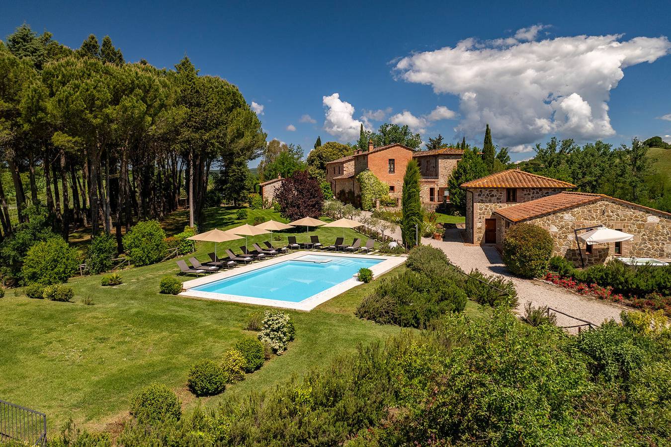 Villa für 20 Personen mit Whirlpool in Asciano, Siena Provinz