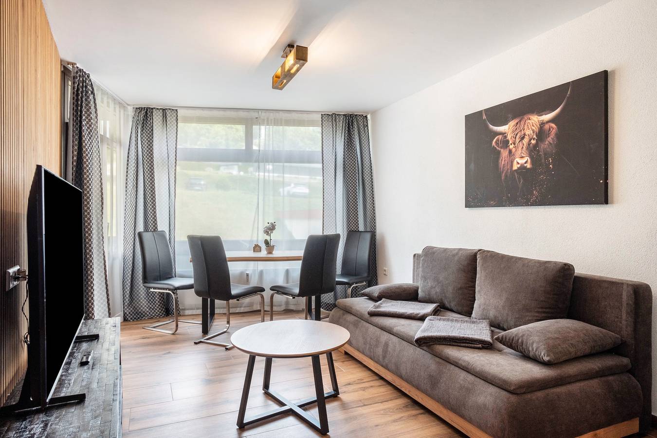 Appartement entier, Appartement 'Black Forest Style' avec balcon et Wi-Fi in Suedlicher Schwarzwald, Schluchsee