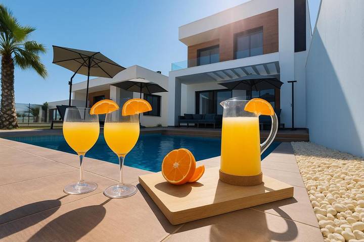 Chalet para 6 personas, con jacuzzi además de jardín y piscina en Marina Baja - 3