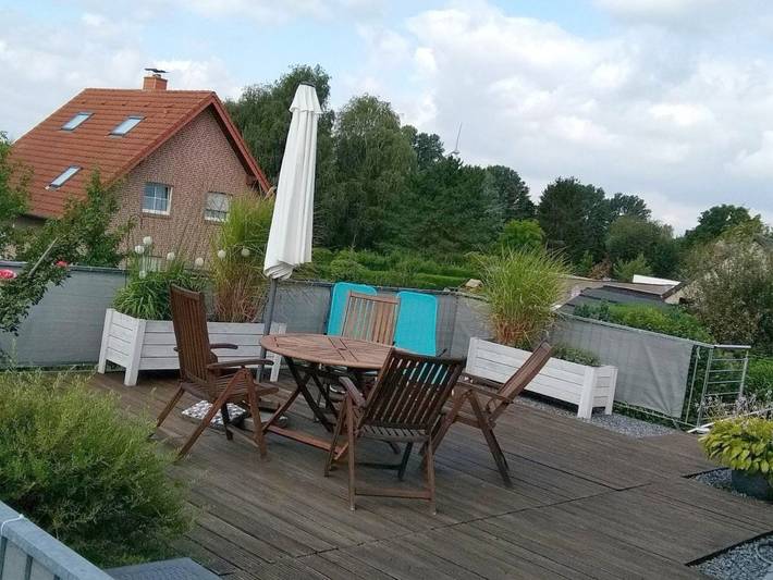 Ferienwohnung für 2 Personen, mit Terrasse und Ausblick in Wesel - 2