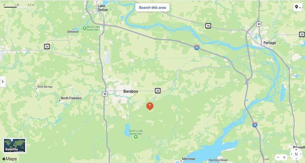 Little House in the Big Woods on the Prairie in Sauk County