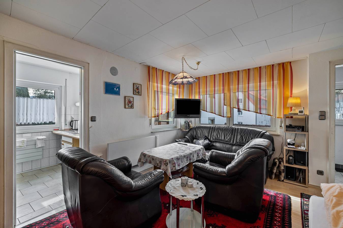 Ganzes Studio, Einzimmerapartment 'Behrens-Reinke' mit privater Terrasse, Gemeinschaftsgarten und Wi-Fi in Albstadt, Neckar-Alb