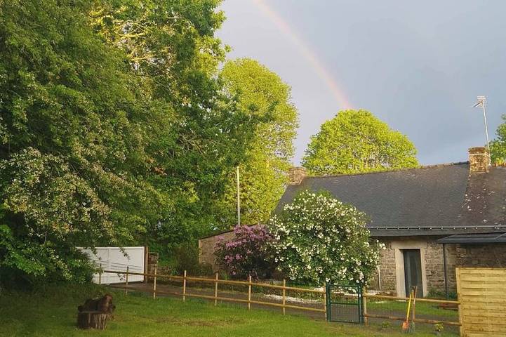 Maison de vacances pour 6 personnes, avec Terrasse et Jardin à Ploërdut