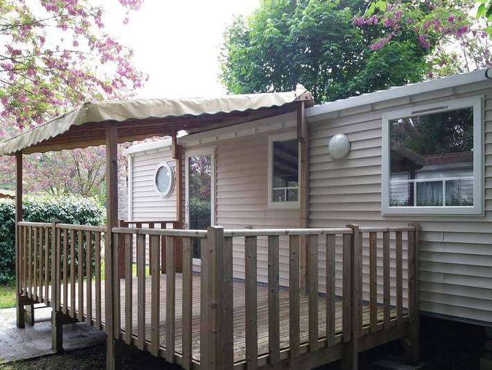 Mobil home pour 6 personnes, avec bassin pour enfant, animaux acceptés à Rosières (Ardèche) - 3