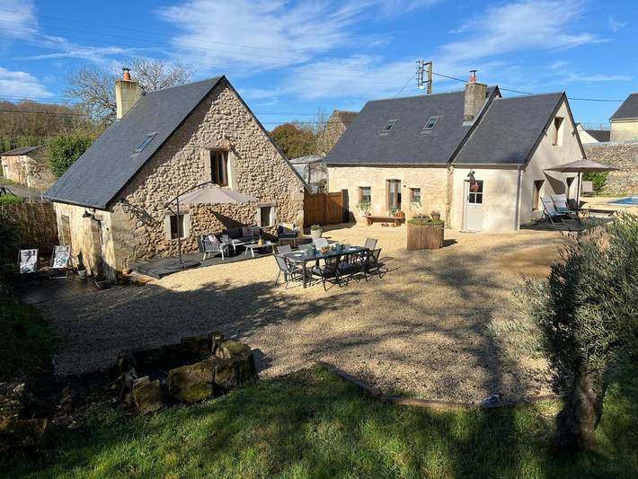 Location de vacances pour 7 personnes, avec piscine et jardin, animaux acceptés à Fontevraud-l'Abbaye - 2