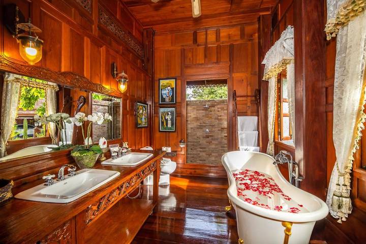 Villa pour 2 personnes, avec piscine ainsi que vue et jardin, adapté aux familles en Thailande - 4