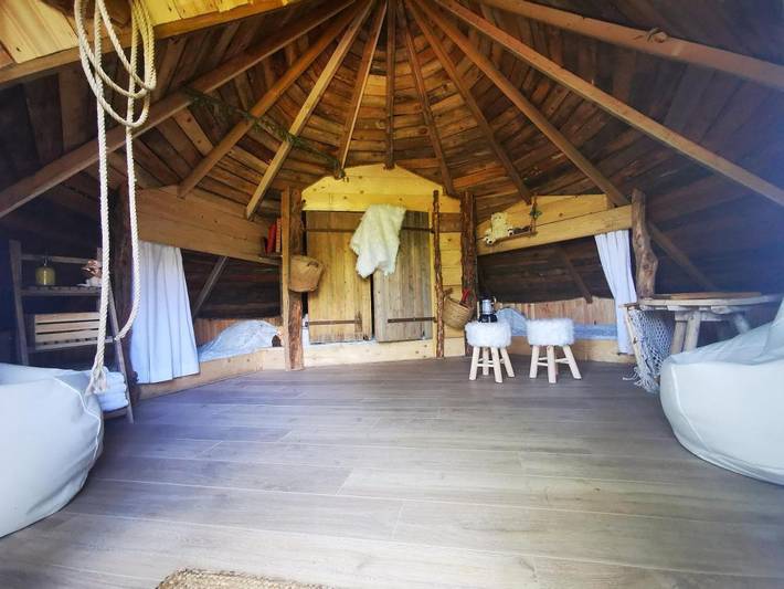 Tente pour 4 personnes, avec vue et jardin, animaux acceptés dans le Var - 4