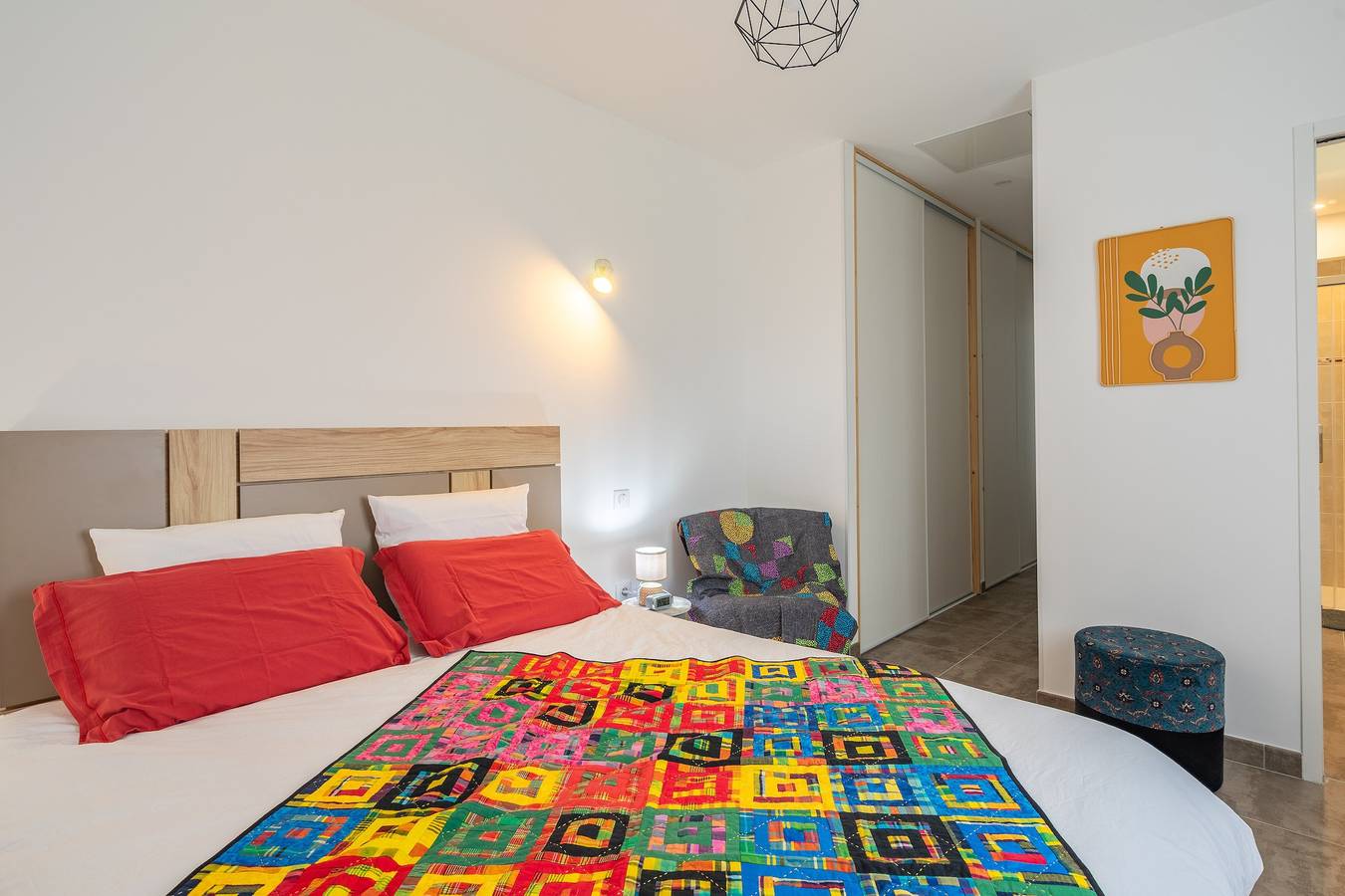 Chambre d’hôtes « M’m - Chambre » avec jardin privé et Wi-Fi in Le Gua, Côte de Beauté