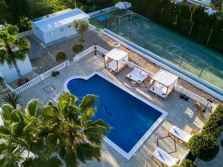 Casa rural para 8 personas, con piscina y jardín en San Rafael de Sa Creu - 3