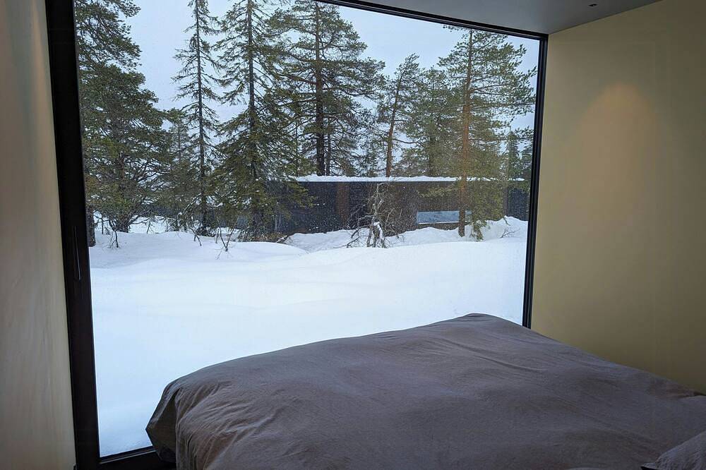 Moderne, von Snøhetta entworfene Hütte im Blefjell in Flesberg