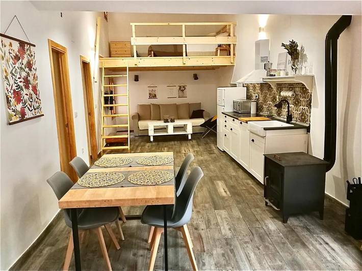 Apartamento para 4 personas, con Balcón en Letur