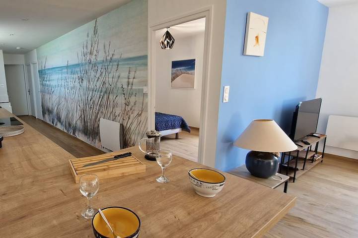 Gîte pour 6 personnes, avec jardin dans Plage De Treherve