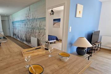 Gîte pour 6 personnes, avec terrasse et jardin dans Plage De Treherve