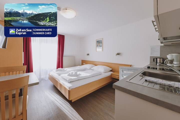 Studio for 2 personer, med Balkon og Have samt Sauna i Zell am See