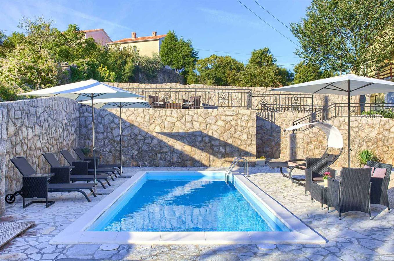 Villa mit Pool für 6 Personen in Krk Stadt, Krk