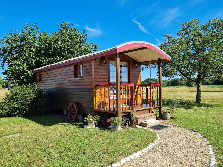 Maison de vacances pour 2 personnes, avec terrasse près des Châteaux de la Loire