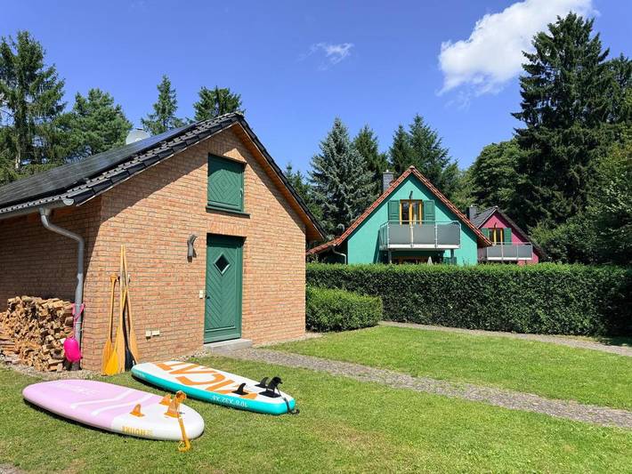 Ferienhaus für 5 Personen, mit Balkon und Terrasse sowie Garten und Sauna in Lohmen - 2