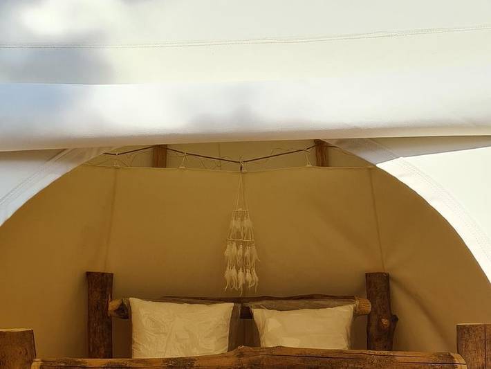 Camping Figurotta - Alojamiento 2 personas - Tipi in Bizanet, Costa mediterránea (Francia)