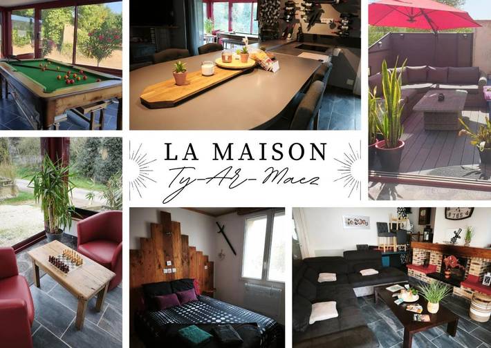 Location de vacances pour 8 personnes, avec jardin, animaux acceptés à Mauron